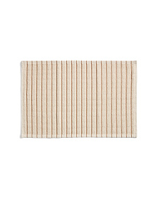 Хлопковый коврик для ванной Merade с оранжевыми полосками, 50 x 80 см