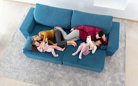 Диван раскладной Paradis 4pl ножки - пластик 3 cm AX+AX+V+V