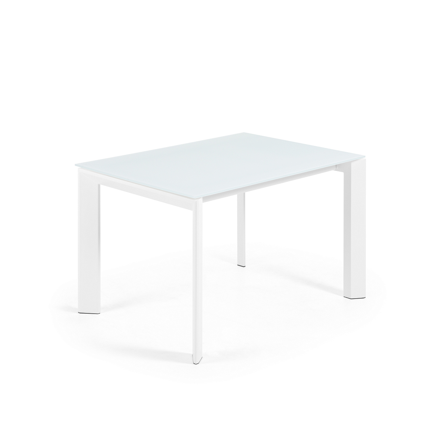 Стол обеденный Atta 120(180)x80 белое стекло