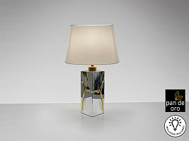 Ocean Настольная лампа 1L хром-золотой