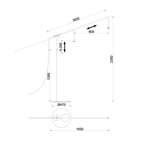 9445+9447 Торшер RUTI RICCA