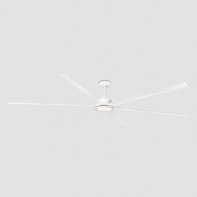 Потолочный вентилятор ROTTERDAM 30 XXL Ш3000MM белый 6P 32W LED 3000K