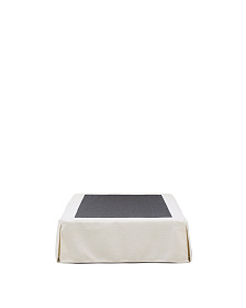 Основание кровати Jaira со съемным чехлом из белого шенилла для матраса 90 х 200 см