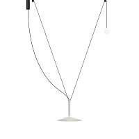 Люстра Milana Contrapeso 32 с противовесом белая