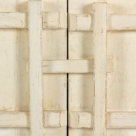 Большой белый сервант Lilos в стиле ваби-саби