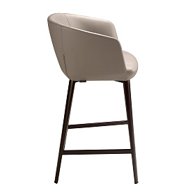 Барный стул 4134/A214BS из экокожи серого цвета