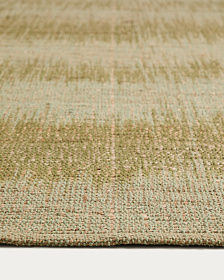 Зеленый джутовый ковер Lirmo, 160 x 230 см