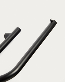 Держатель для туалетной бумаги Arely черный металл