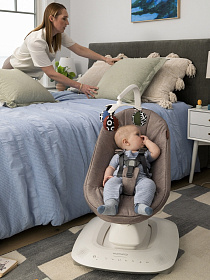 Кресло-качалка UPPAbaby Mamaroo  Wells - Dark Taupe Melange