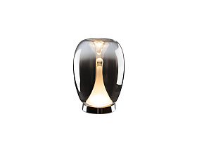 Suspiro Настольная лампа хром/дымчатый