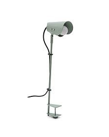 Настольная лампа Jula с зажимом из зеленого металла