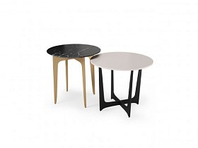 Приставной столик Medusa 2 белый лак