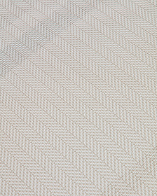 Шезлонг Lesina из алюминия и ткани цвета экрю