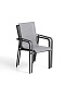 Уличный стул Canea из графитового алюминия