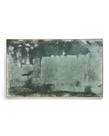Selnar зеленая абстрактная картина 202 x 122 см