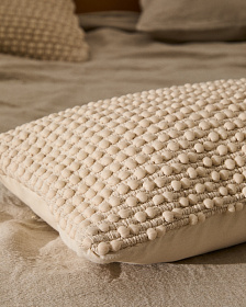 Чехол для подушки Mascarell из хлопка и полиэстера белого цветва 40 x 60 см