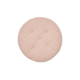 Подушка для стула Laily из розового хлопка диаметр 30 см