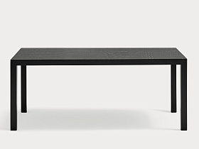 Обеденный стол Alma черный/черный