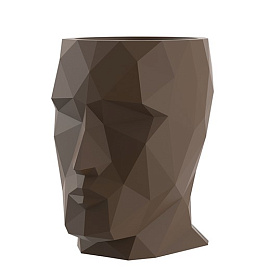 Кашпо Adan матовое бронзовое 50x68x70