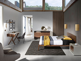 Стол Comodidad орех / жемчужный лак W1010OT /3018 Ral 7035