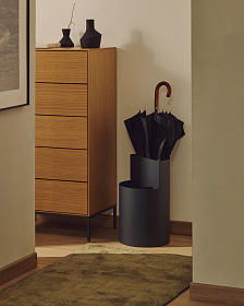 Atin Большая подставка для зонтов из серого металла