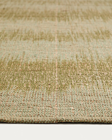 Зеленый джутовый ковер Lirmo, 200 x 300 см