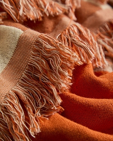 Жаккардовый плед Niore из 100% хлопка 130 x 170см