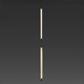 Подвесной светильник LUMINA 600 2L COLGANTE черный LED 24W 2200K