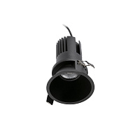 Встраиваемый светильник TULIPA DOWN SIM IP65 15W черный 36° 2700K CRI90