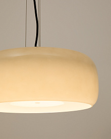 Reig Стеклянный подвесной светильник светло-серый Ø 38 см