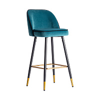 Барный стул Carpi бирюзового цвета