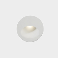 Встраиваемый светильник Bat Round Oval LED 2.2W 3000K Белый 77lm