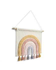 Настенный гобелен Tadea 100% хлопок разноцветная радуга 60 x 52 см