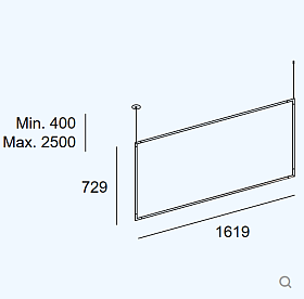 Подвес Tubs Modular Pendant Rectangular Vertical 00-A054-05-M1
