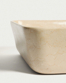 Раковина Darnen из бежевого мрамора 55 x 35 см