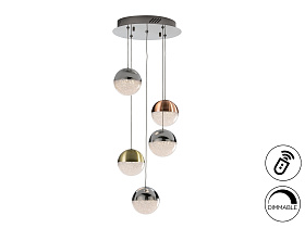 Подвесной светильник Sphere 5L LED Ø33 DIM разноцветный 