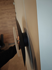 Бра Coss Alabaster 40 см черный металл