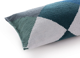 Подушка Diamond синий-зеленый