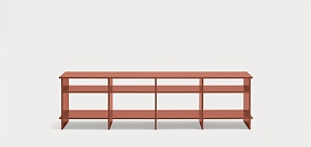 Стеллаж под ТВ Inari кирпичный