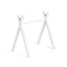 Maralis Детская напольная вешалка-вигвам из массива бука с белой отделкой