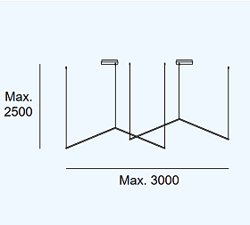 Подвес Tubs Modular Double Triangular 00-A173-05-M1