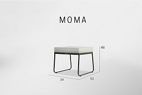Банкетка Moma ANTHRACITE