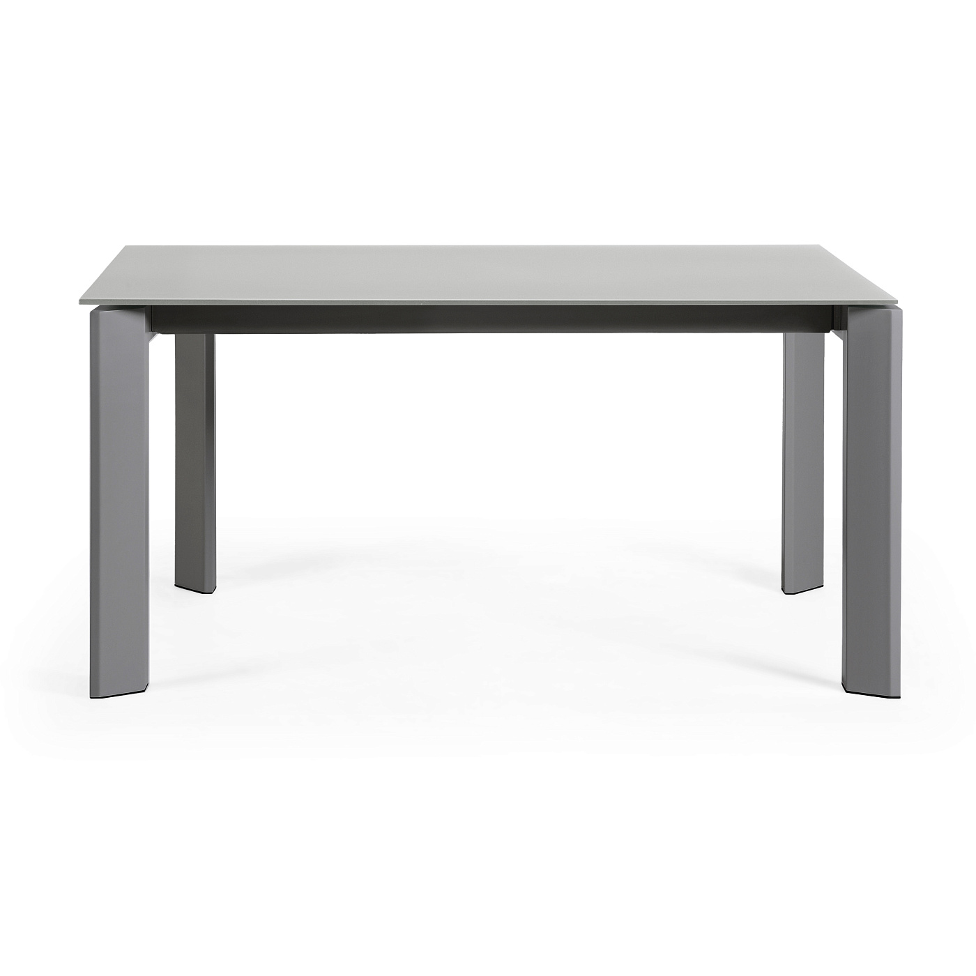 Стол Atta 160 (220) x90 антрацит, темно-серый, стекло