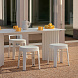 Обеденный стол прямой Plec Dining 240x95 cm
