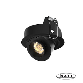 ALIA Встраиваемый светильник 8W черный 36є 3000K DALI
