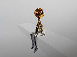 Sit down Фигура серый/оранжевый