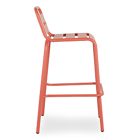 Уличный барный стул Lianis коралловый