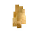Настенный светильник Inspiring Trees Hammered Golden Large