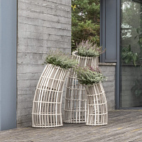 Кашпо Cyclone L OFF WHITE