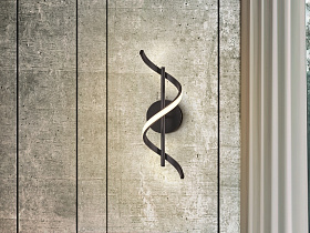 Boa Настенный/ потолочный светильник черный